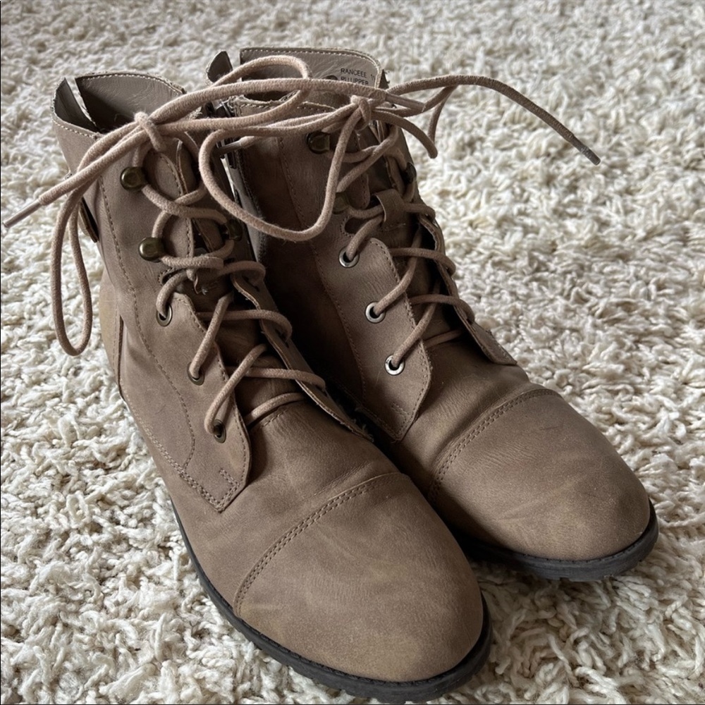 Madden Girl Combat Boots